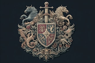 design medieval, fantasy, rpg gaming logo