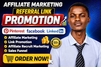 do affiliate marketing, referral link promotion and affiliate recruit marketing
