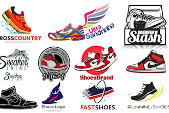 create a customized shoes logo, sneaker , for your store