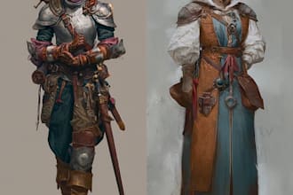 dnd character art and dnd character art