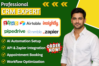 do zoho pipedrive airtable nimble insightly email automation zapier integration