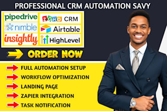do zoho pipedrive airtable nimble insightly email automation zapier integration