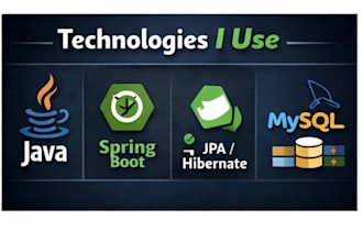 develop java spring boot rest API with crud operations