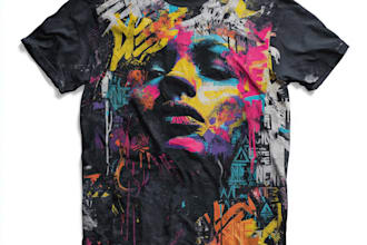 design custom typography t shirt and graphic t shirt
