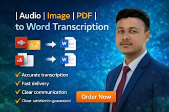 convert image, pdf and audio to editable word