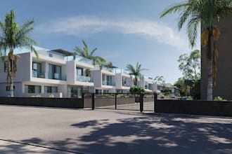 relayout unity apartment building,gated community space,streetscape 8k rendering