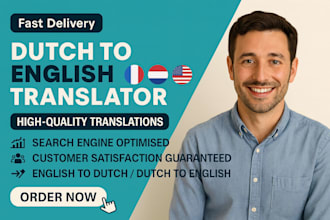 translate any document, website from dutch to english or english to dutch