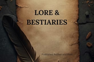 write professional lore and ecological logs for your game monsters