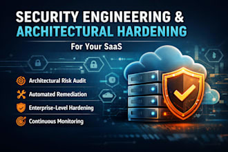 provide security engineering and architectural hardening for your saas