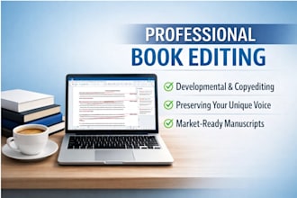 professionally edit and proofread your manuscript