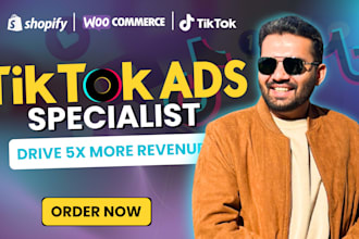 setup manage and scale tiktok ads campaign for ecommerce