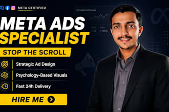 design high converting static ads and meta ad creative
