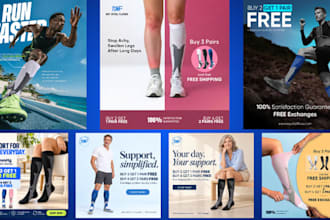 design high converting facebook static ads creatives