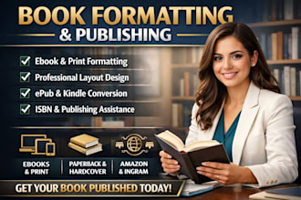 paperback, book and ebook publishing, kdp cover, copy edit ingramspark lulu book