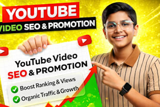 do youtube video SEO and organic video promotion