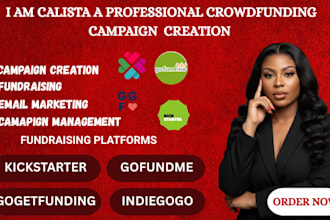 create crowdfunding fundraising campaign on gofundme indiegogo kickstarter