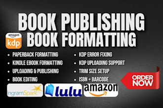 publish book on amazon kindle kdp
