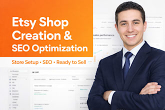 etsy shop creation, etsy store setup and optimize etsy listing with etsy SEO