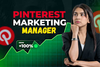 be your pinterest marketing manager with SEO optimized pins