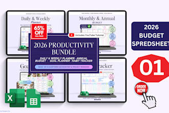 design editable excel or google sheets budget spreadsheet or invoice template