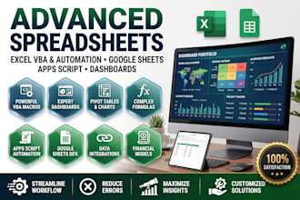 build and fix excel sheets formulas, macros, and vba automation