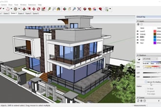 3d bim modeling sketchup architectural design lod 300 to 400 revit construction