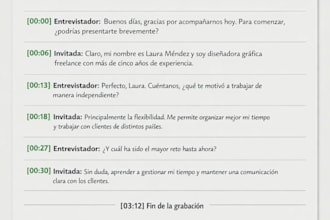 audio and video transcription into clear, accurate text