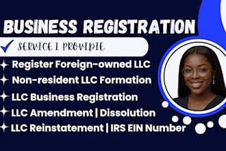 register ein llc creation,reinstate llc,terminate disslove llc company formation