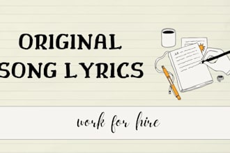 write custom song lyrics
