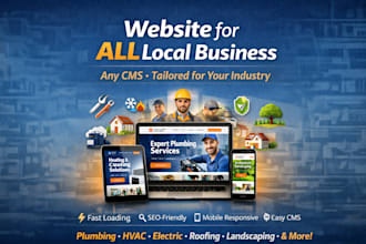 design business website for any local service