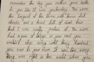 write anything with my beautiful hand writing