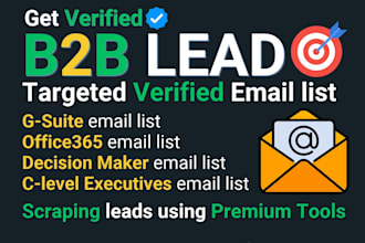 do targeted b2b lead generation prospect email list scraping