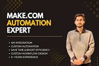 build advanced make com automation and integromat workflows