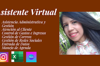 asistente virtual organizada, productiva, múltiples tareas