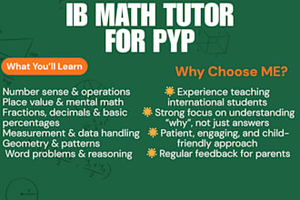 tutor ib mathematics for primary years programme