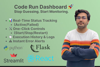 build a dashboard for maintaining your code runs