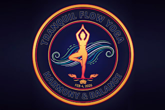 design awesome and gorgeous yoga logo design for your business