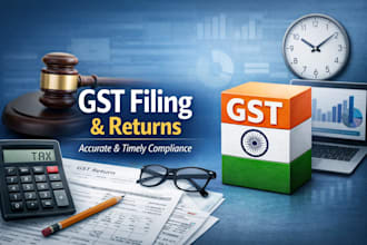handle gst filing, returns, and compliance professionally