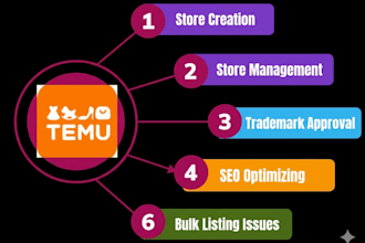 list products or import CSV XML file on temu