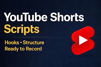 write engaging youtube shorts scripts
