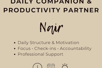 be your daily companion and productivity partner