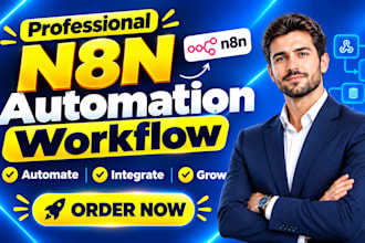 build n8n automation, ai automation with n8n workflow, and workflow automation