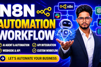 build n8n automation ai agent with n8n workflow, and ai workflow automation