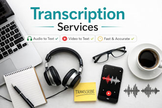 trascrivo il tuo audio o video in testo in modo semplice e veloce
