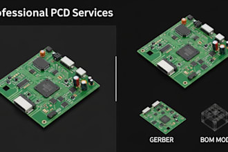 do professional pcb design services layout,gerber, bom,3d models for any project