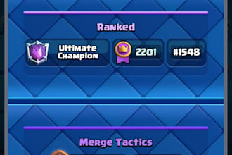 help you to push trophies in clash royale by coaching
