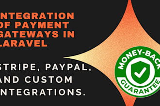 integrate stripe, paypal, or any payment gateways in laravel