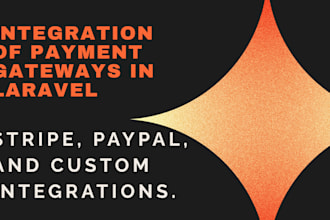 integrate stripe, paypal, or any payment gateways in laravel