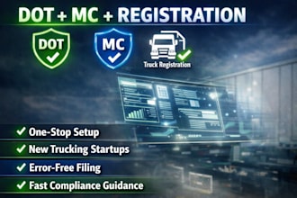 set up dot, mc, and truck registration