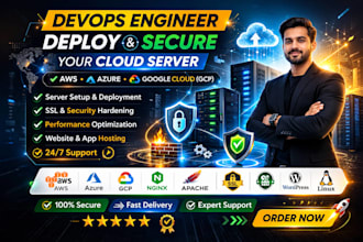 deploy your website and setup, and secure your cloud servers as your devops